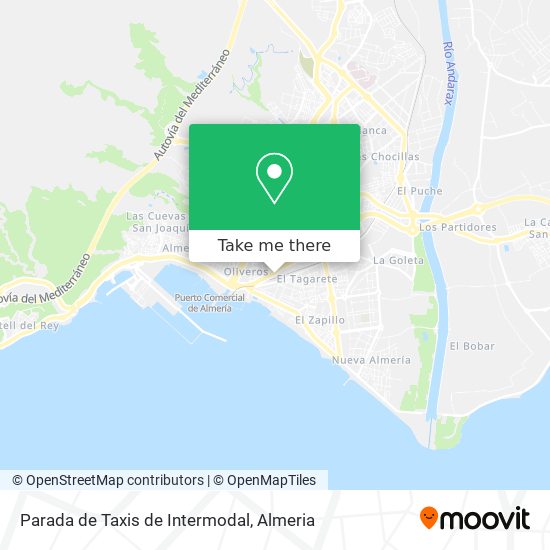 mapa Parada de Taxis de Intermodal