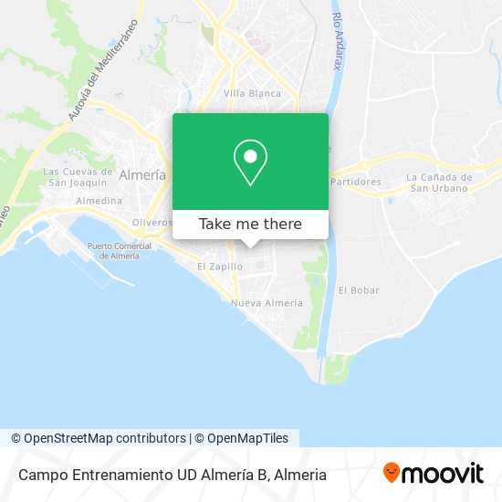 Campo Entrenamiento UD Almería B map