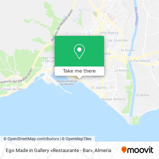 Ego Made in Gallery «Restaurante - Bar» map