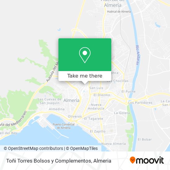 Toñi Torres Bolsos y Complementos map