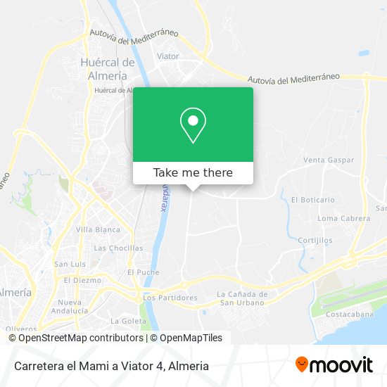 Carretera el Mami a Viator 4 map