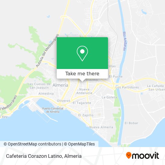 Cafeteria Corazon Latino map