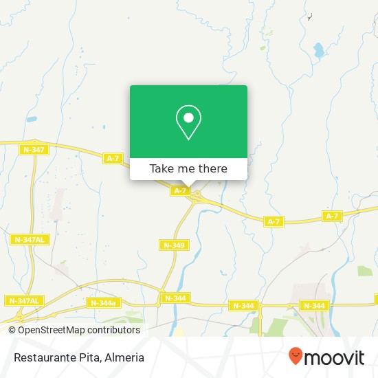 Restaurante Pita map