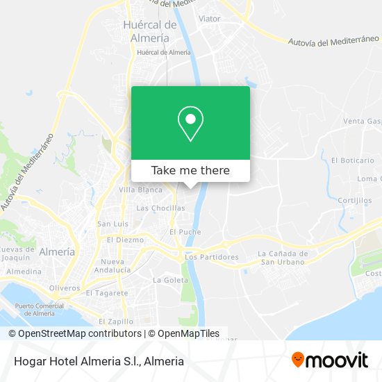 Hogar Hotel Almeria S.l. map