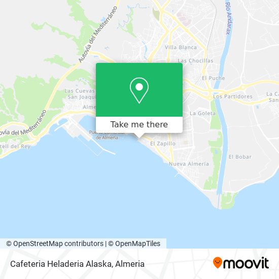 Cafeteria Heladeria Alaska map