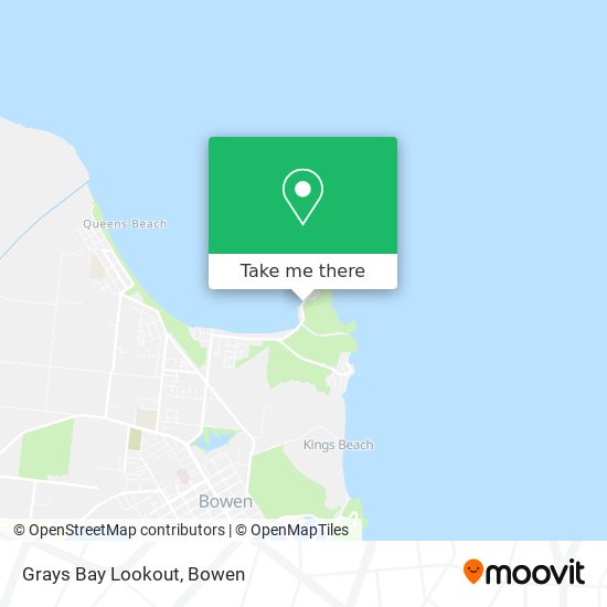 Grays Bay Lookout map