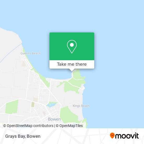 Mapa Grays Bay