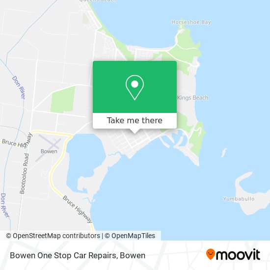 Mapa Bowen One Stop Car Repairs