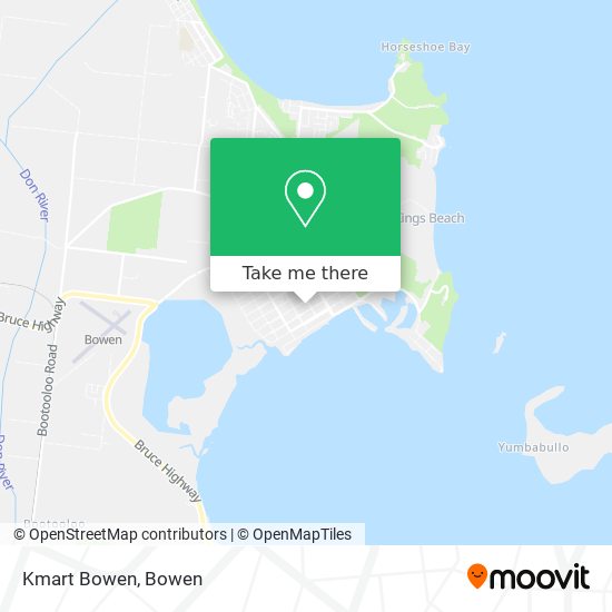 Mapa Kmart Bowen