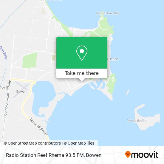 Radio Station Reef Rhema 93.5 FM map