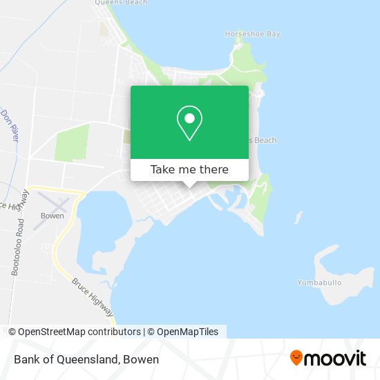 Bank of Queensland map