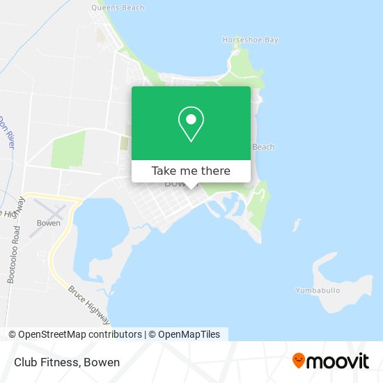 Club Fitness map