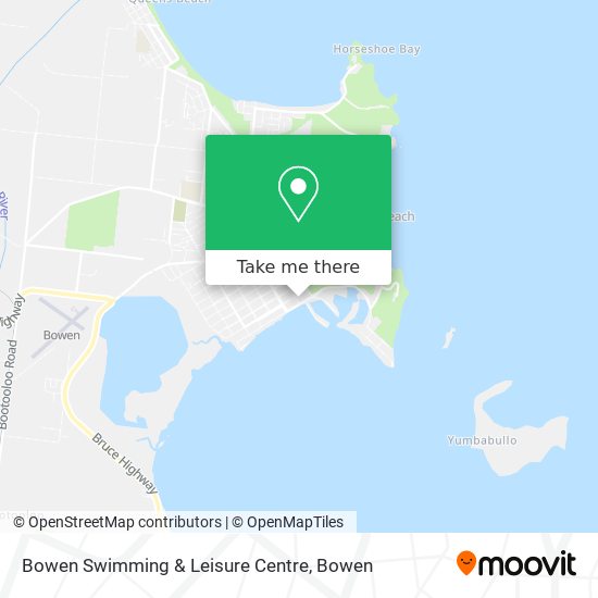 Mapa Bowen Swimming & Leisure Centre