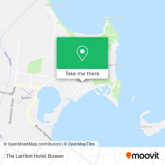 Mapa The Larrikin Hotel