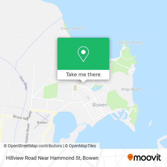 Mapa Hillview Road Near Hammond St