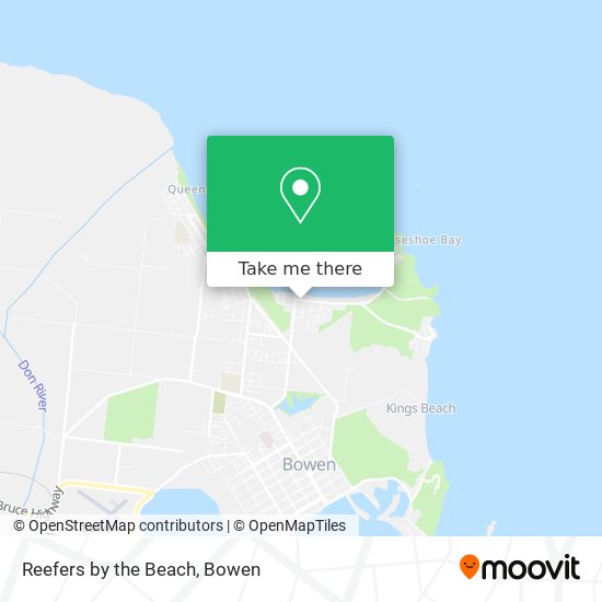 Reefers by the Beach map