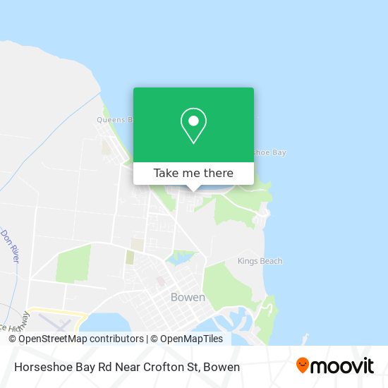 Mapa Horseshoe Bay Rd Near Crofton St