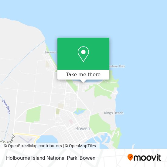 Holbourne Island National Park map