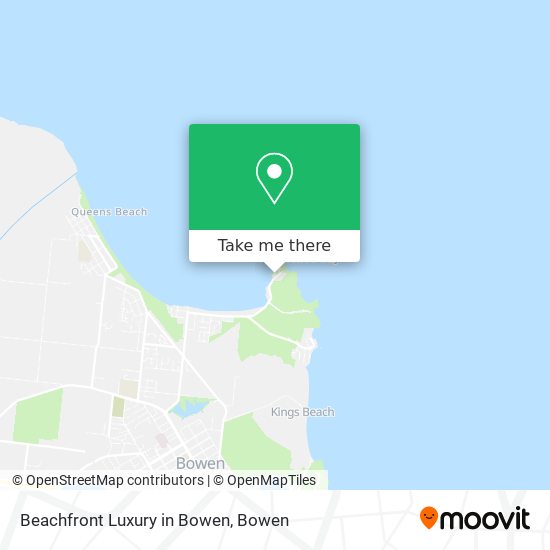 Mapa Beachfront Luxury in Bowen