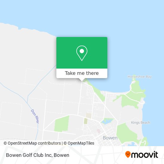 Bowen Golf Club Inc map