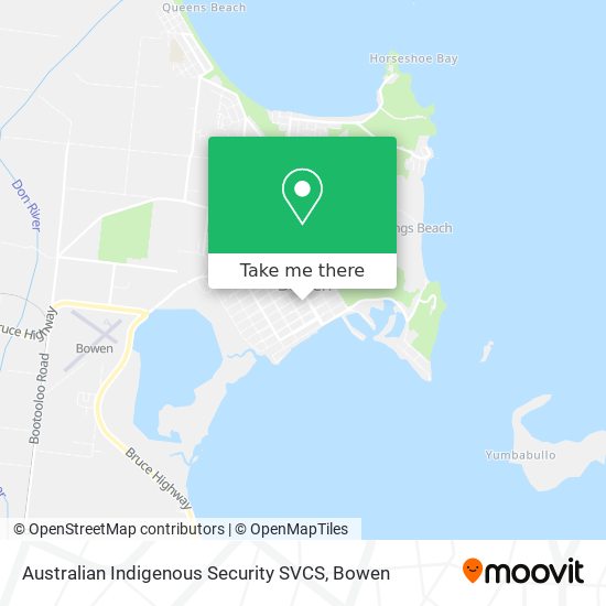 Australian Indigenous Security SVCS map