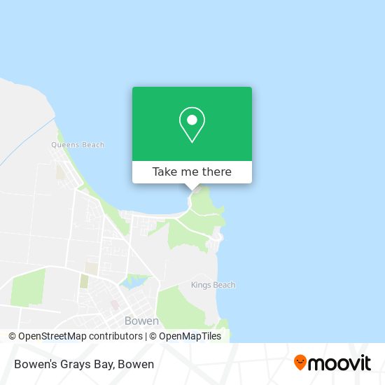 Mapa Bowen's Grays Bay