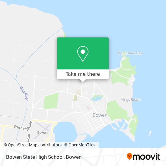 Bowen State High School map