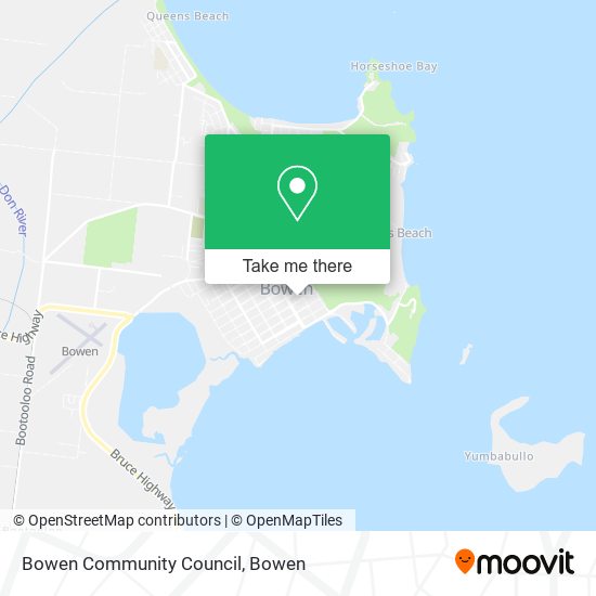 Bowen Community Council map