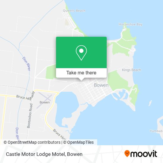 Castle Motor Lodge Motel map