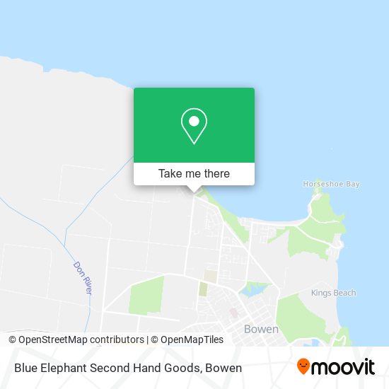Blue Elephant Second Hand Goods map