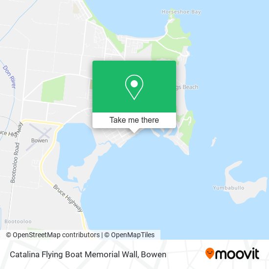 Catalina Flying Boat Memorial Wall map