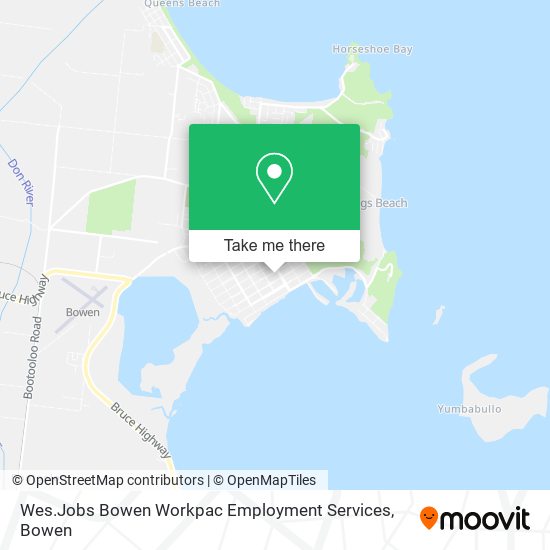 Wes.Jobs Bowen Workpac Employment Services map