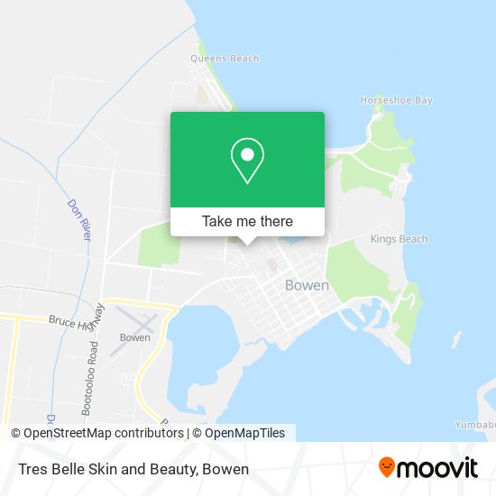 Tres Belle Skin and Beauty map