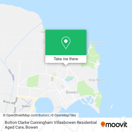 Mapa Bolton Clarke Cunningham Villasbowen Residential Aged Care