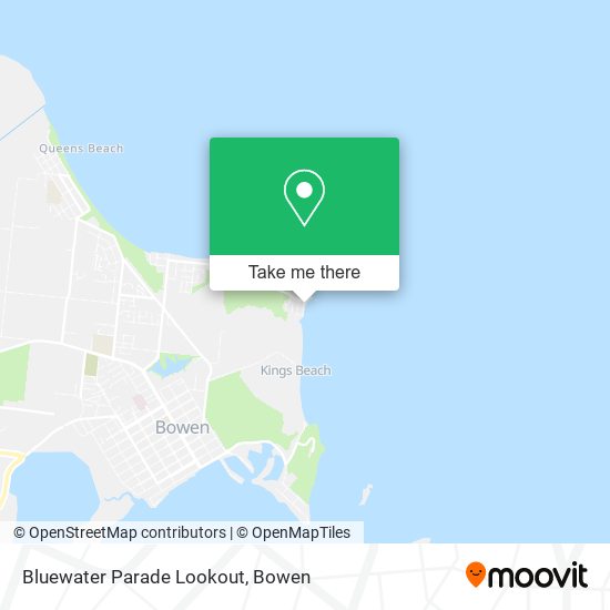 Bluewater Parade Lookout map