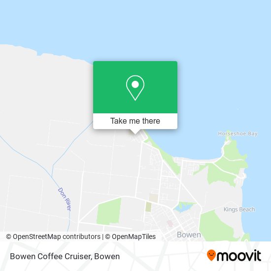 Bowen Coffee Cruiser map