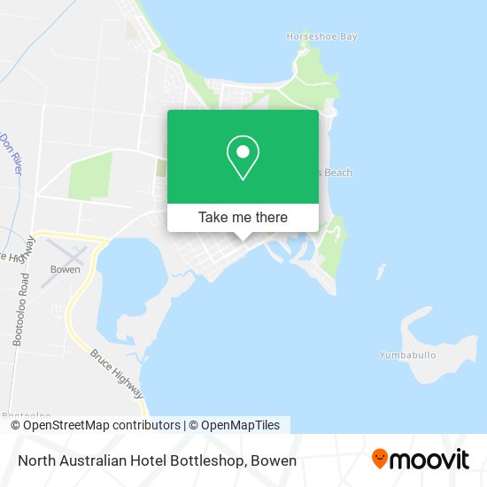 North Australian Hotel Bottleshop map