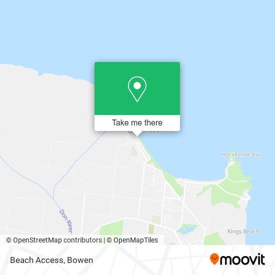 Beach Access map