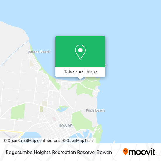 Mapa Edgecumbe Heights Recreation Reserve