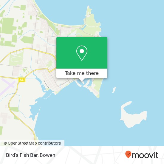 Bird's Fish Bar map