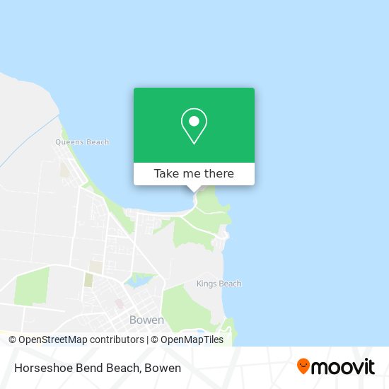 Mapa Horseshoe Bend Beach