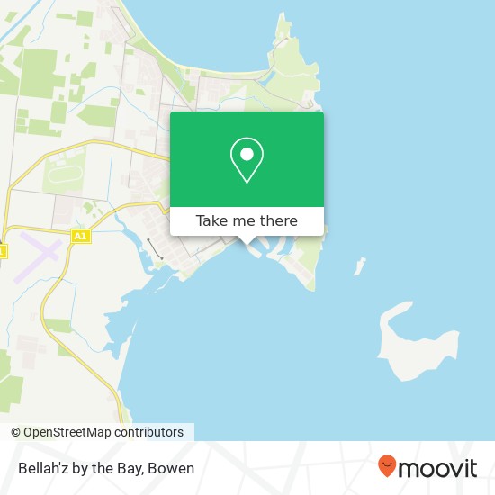 Mapa Bellah'z by the Bay, Starboard Dr Bowen QLD 4805 Australia