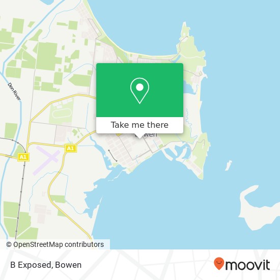 Mapa B Exposed, 50 Powell St Bowen QLD 4805