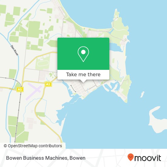 Bowen Business Machines map