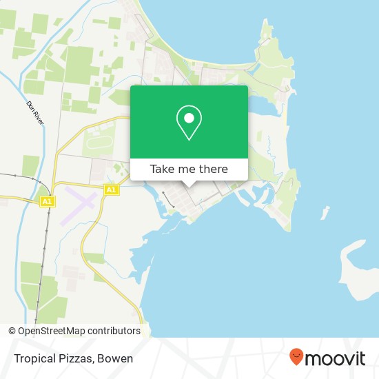 Tropical Pizzas map