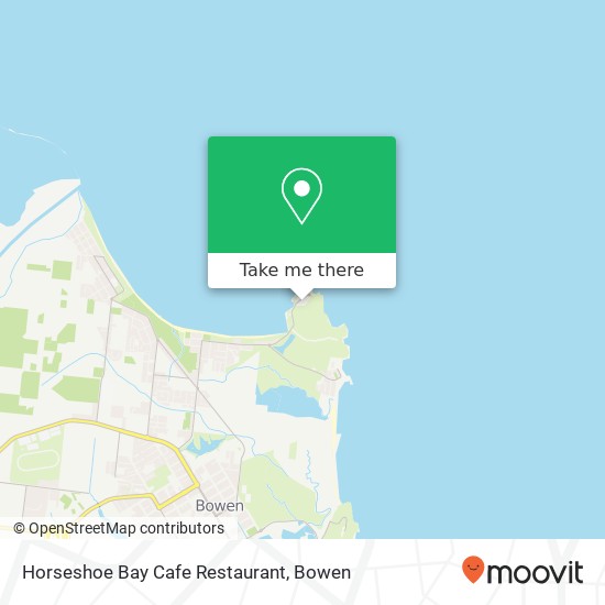 Mapa Horseshoe Bay Cafe Restaurant, 1 Horseshoe Bay Rd Bowen QLD 4805