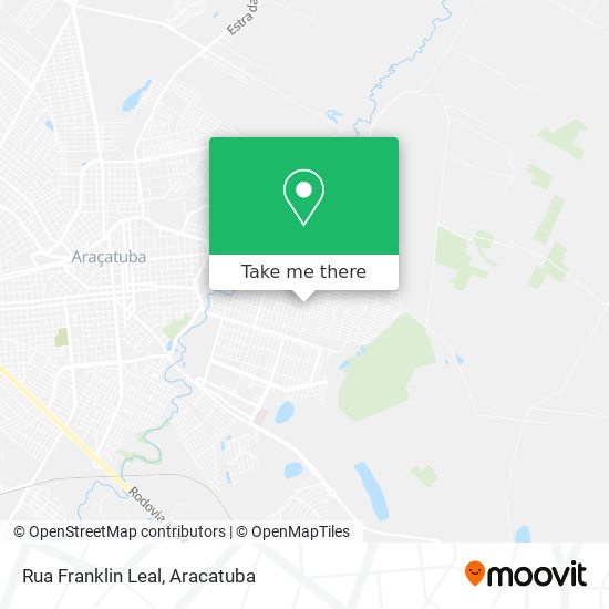 Rua Franklin Leal map