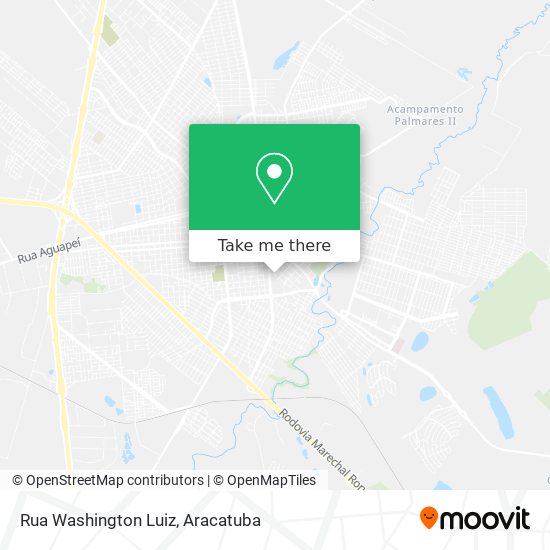 Rua Washington Luiz map