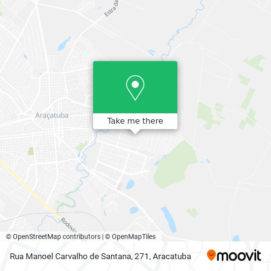 Rua Manoel Carvalho de Santana, 271 map