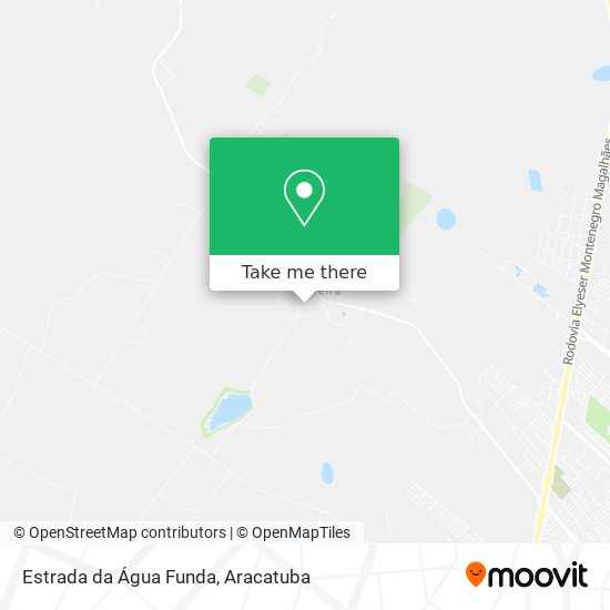 Mapa Estrada da Água Funda